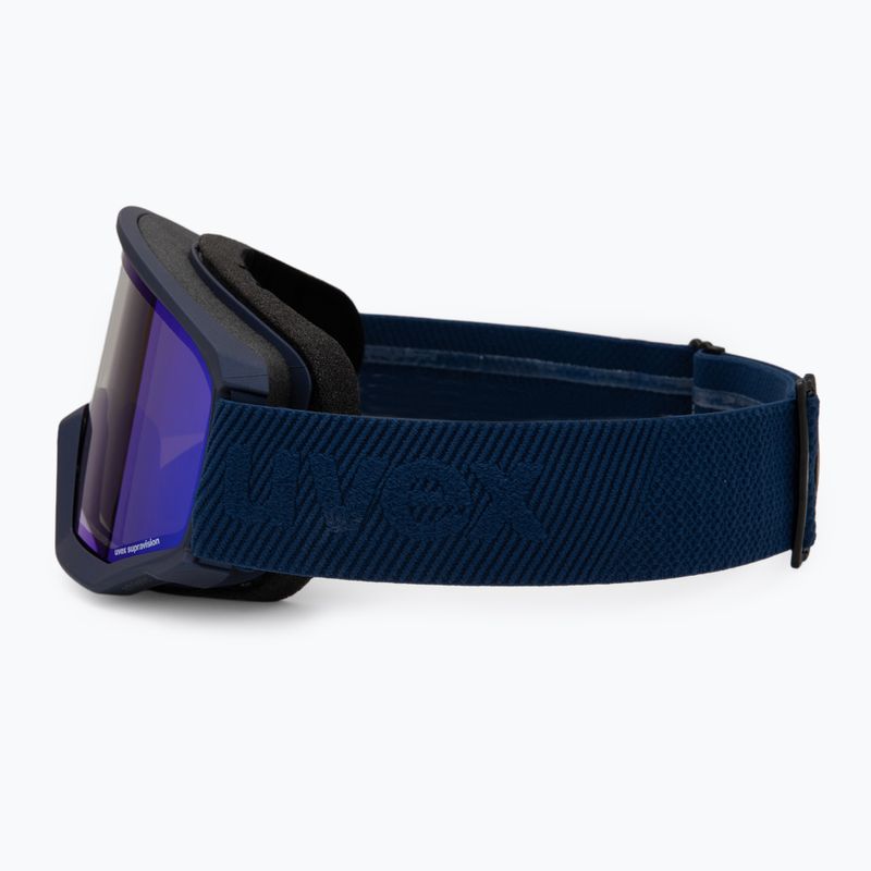 Gogle narciarskie UVEX Athletic FM navy matt/mirror blue green 4