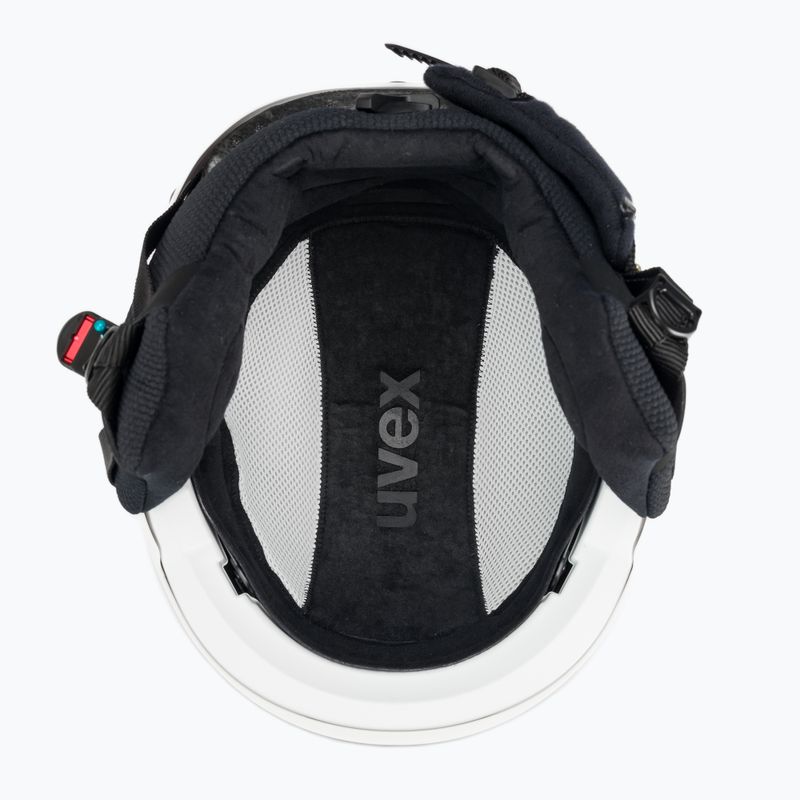 Kask narciarski UVEX Legend 2.0 white/black mat 5