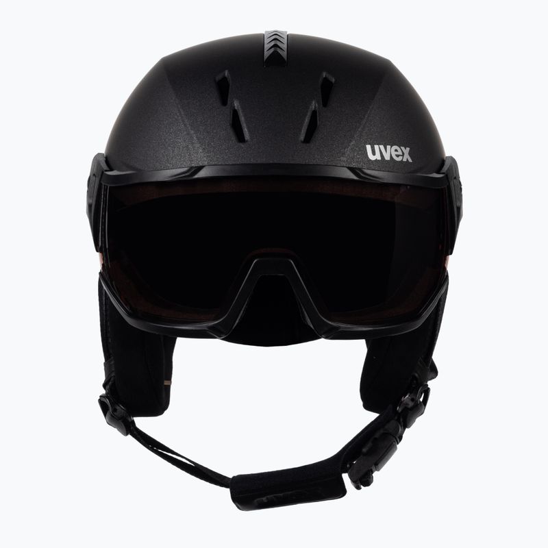 Kask narciarski UVEX Instinct Visor PRO V 2022 black 2