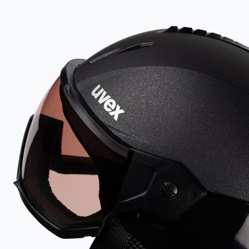 Kask narciarski UVEX Instinct Visor PRO V 2022 black 6