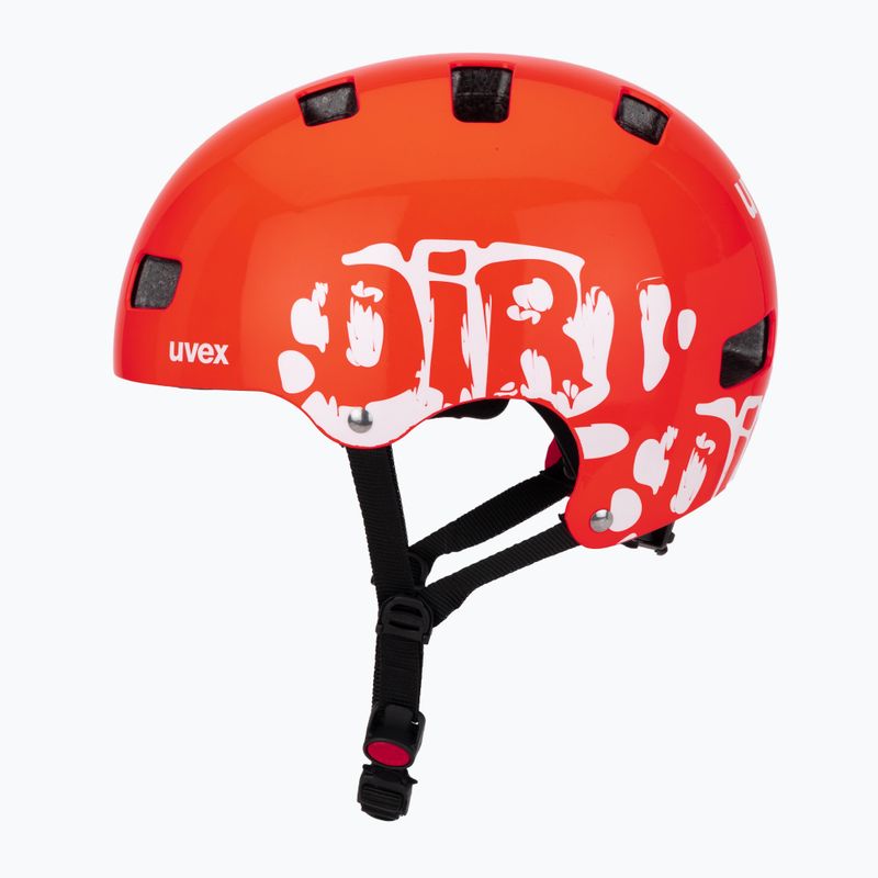 Kask dziecięcy UVEX Kid 3 dirtbike neon red 3