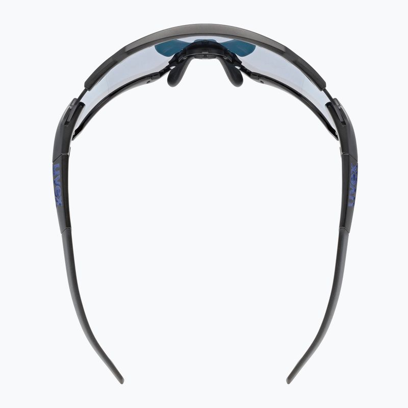 Okulary przeciwsłoneczne UVEX Sportstyle 228 black matt/mirror blue 6