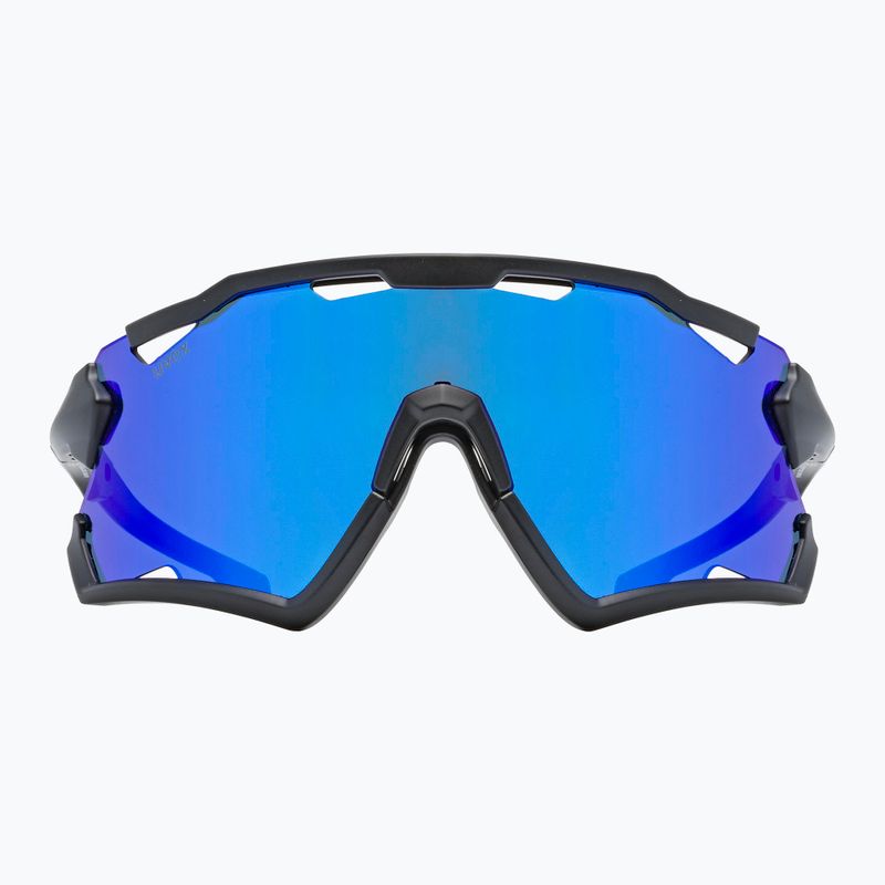 Okulary przeciwsłoneczne UVEX Sportstyle 228 black matt/mirror blue 7