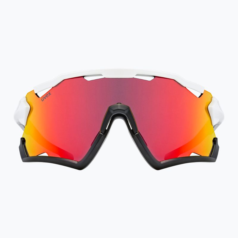 Okulary przeciwsłoneczne UVEX Sportstyle 228 white black/mirror red 7