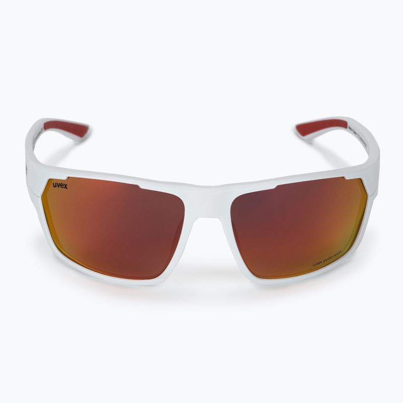 Okulary przeciwsłoneczne UVEX Sportstyle 233 P white matt/polavision mirror red 3