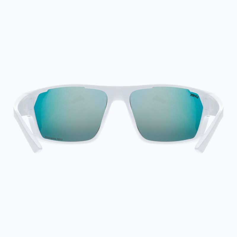 Okulary przeciwsłoneczne UVEX Sportstyle 233 P white matt/polavision mirror red 8