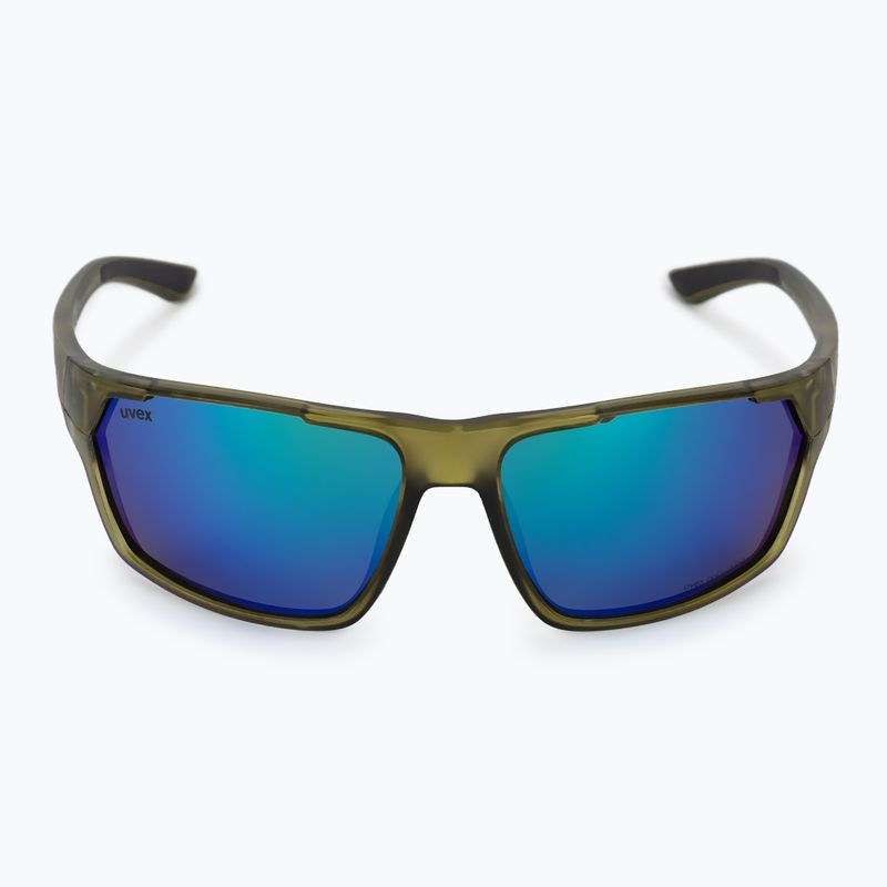 Okulary przeciwsłoneczne UVEX Sportstyle 233 P green matt/polavision mirror green 3