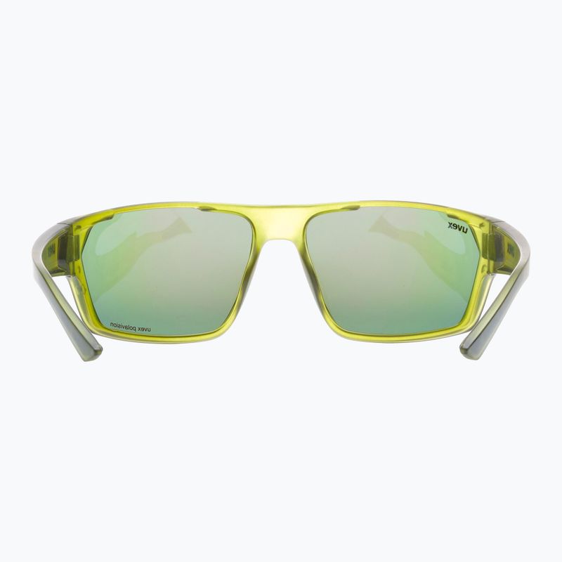 Okulary przeciwsłoneczne UVEX Sportstyle 233 P green matt/polavision mirror green 8