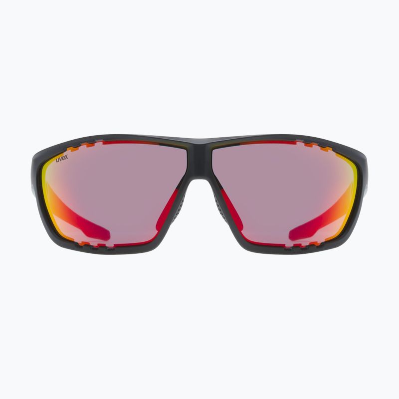 Okulary przeciwsłoneczne UVEX Sportstyle 706 black/moss matt/mirror red 3