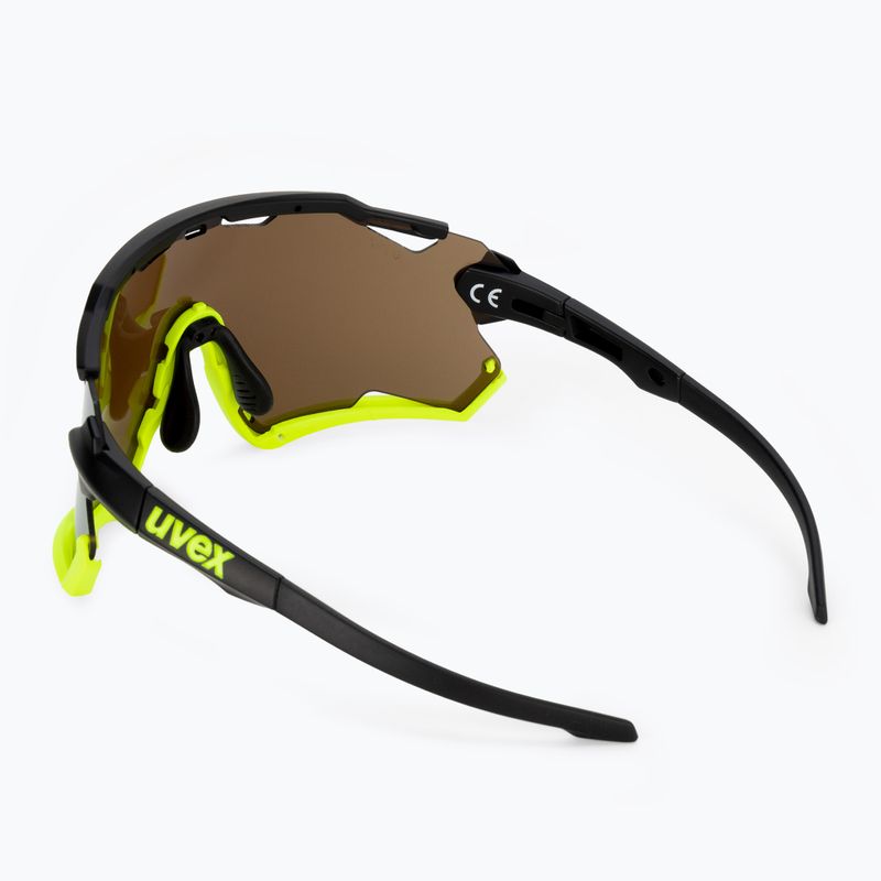 Okulary przeciwsłoneczne UVEX Sportstyle 228 black yellow matt/mirror yellow 2