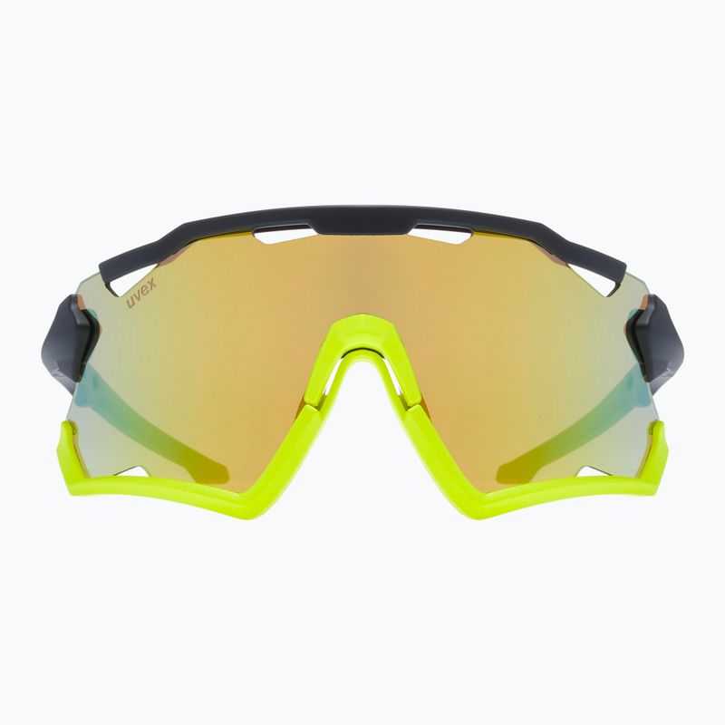 Okulary przeciwsłoneczne UVEX Sportstyle 228 black yellow matt/mirror yellow 7