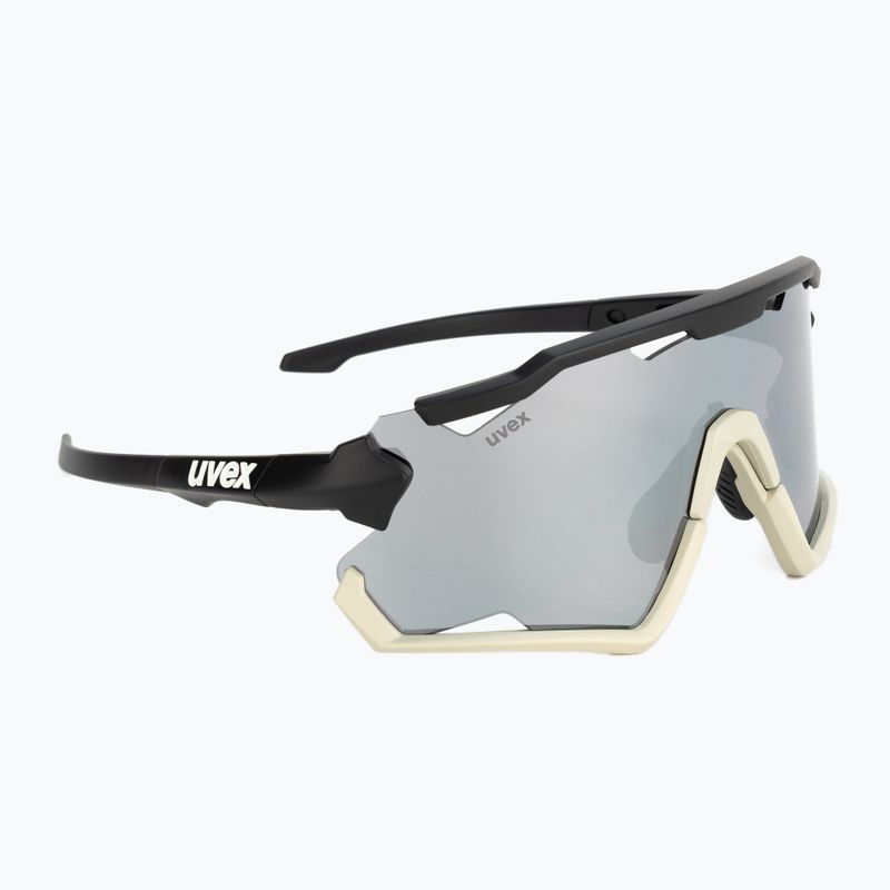 Okulary przeciwsłoneczne UVEX Sportstyle 228 black sand matt/mirror silver
