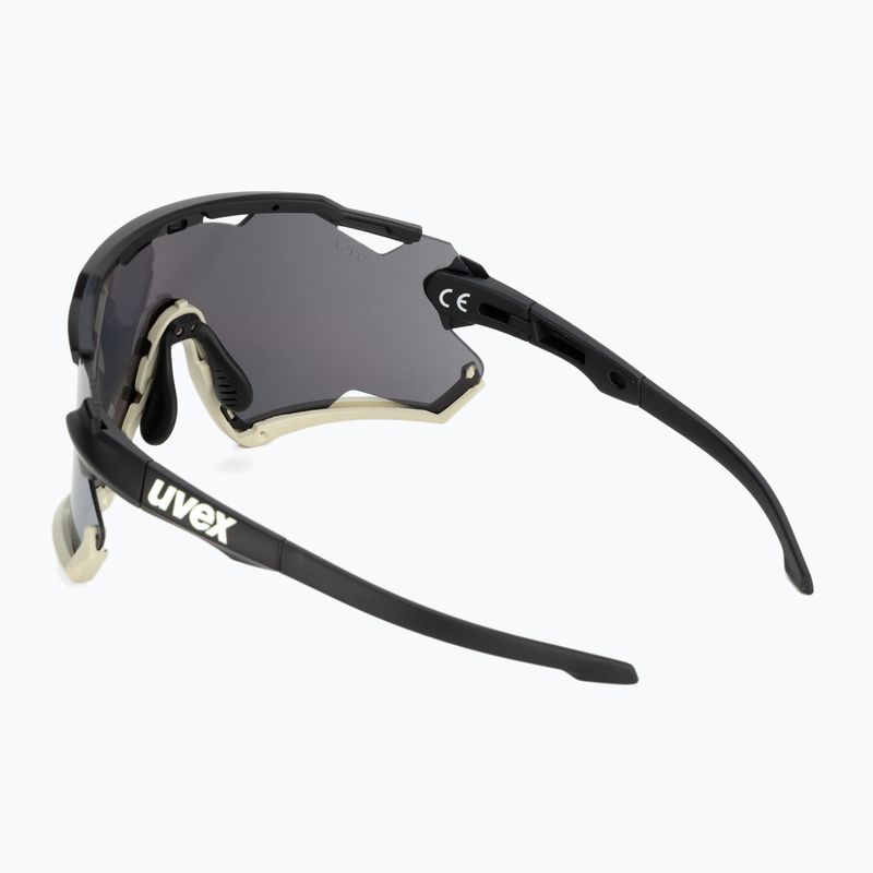 Okulary przeciwsłoneczne UVEX Sportstyle 228 black sand matt/mirror silver 2