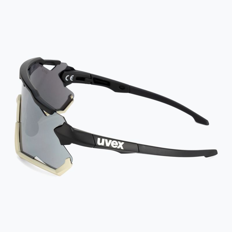 Okulary przeciwsłoneczne UVEX Sportstyle 228 black sand matt/mirror silver 4