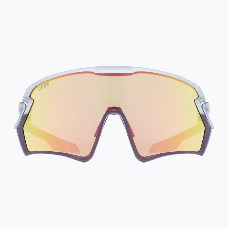 Okulary przeciwsłoneczne UVEX Sportstyle 231 silver plum matt/mirror red 8