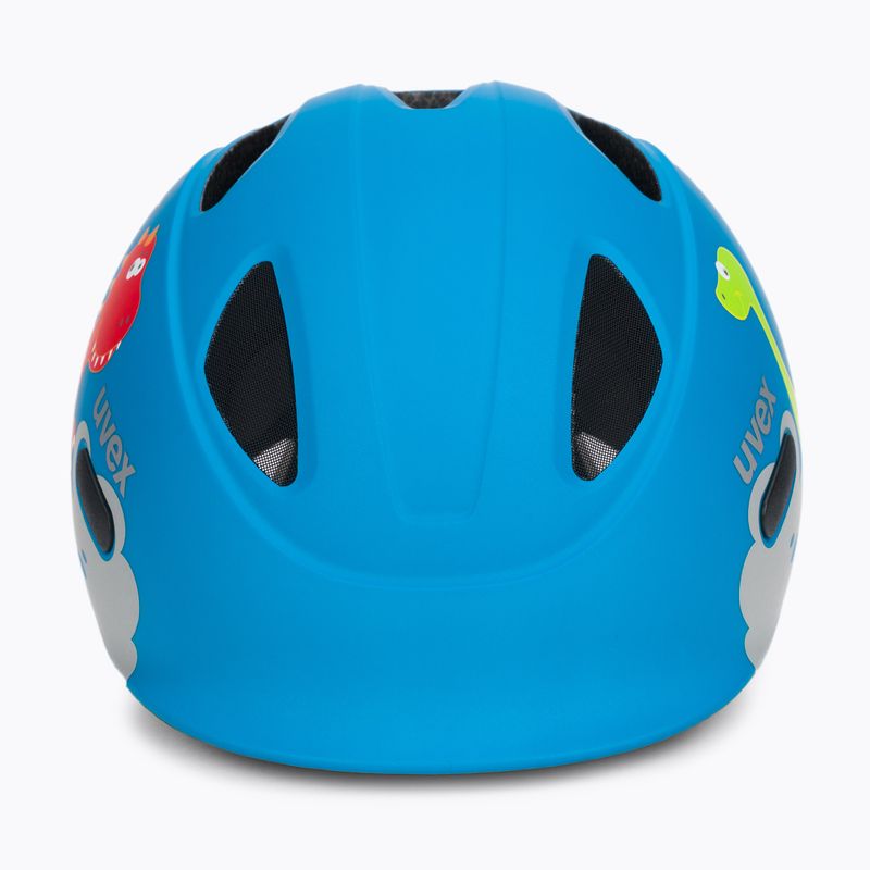 Kask rowerowy dziecięcy UVEX Oyo Style dino blue mat 2