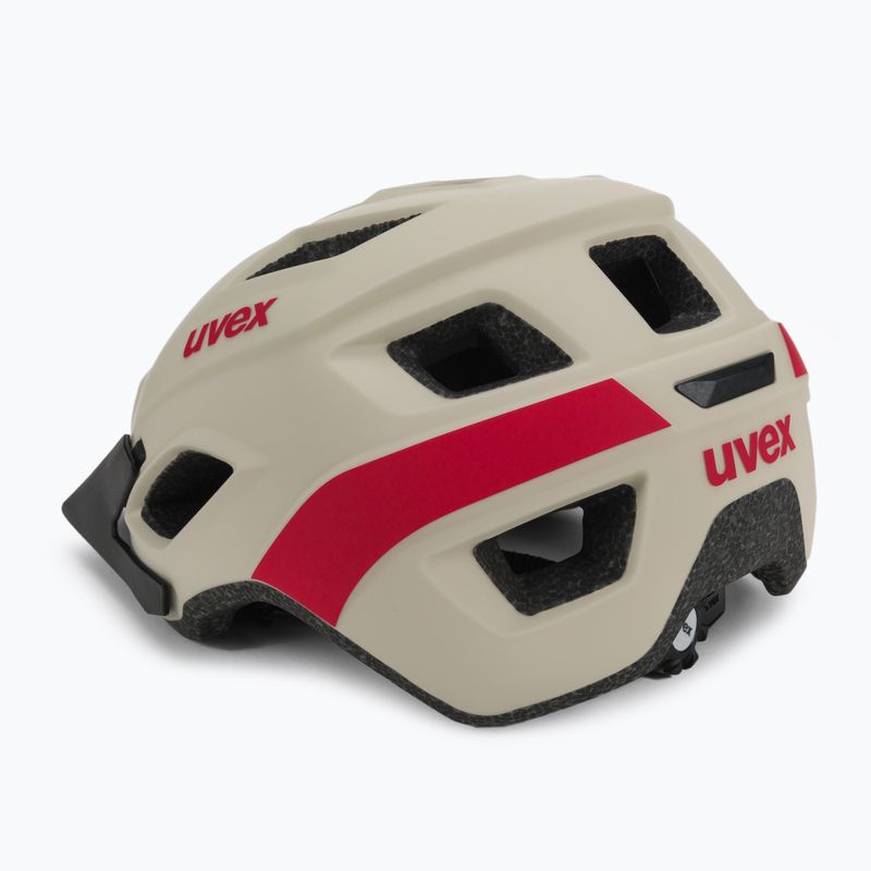 Kask rowerowy UVEX Access sand red matt 4