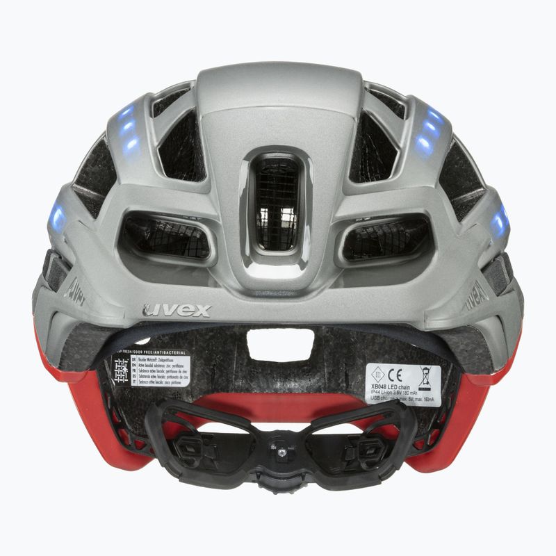 Kask rowerowy UVEX Finale Light 2.0 silver/red matt 6
