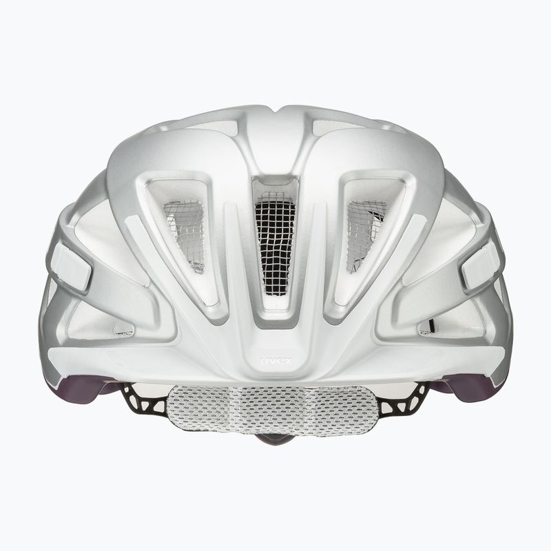 Kask rowerowy UVEX City Active silver/plum matt 2