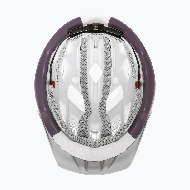 Kask rowerowy UVEX City Active silver/plum matt 6