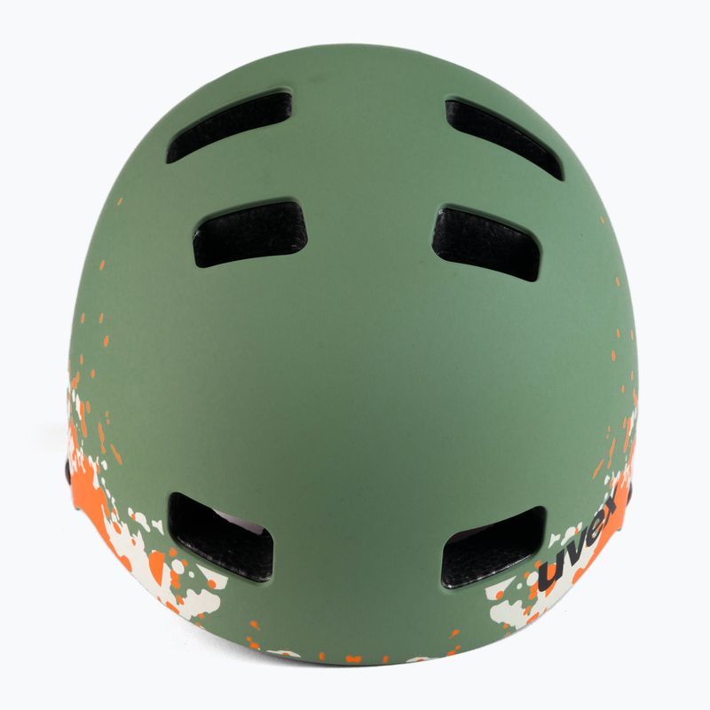 Kask dziecięcy UVEX Kid 3 CC moss green/sand matt 2
