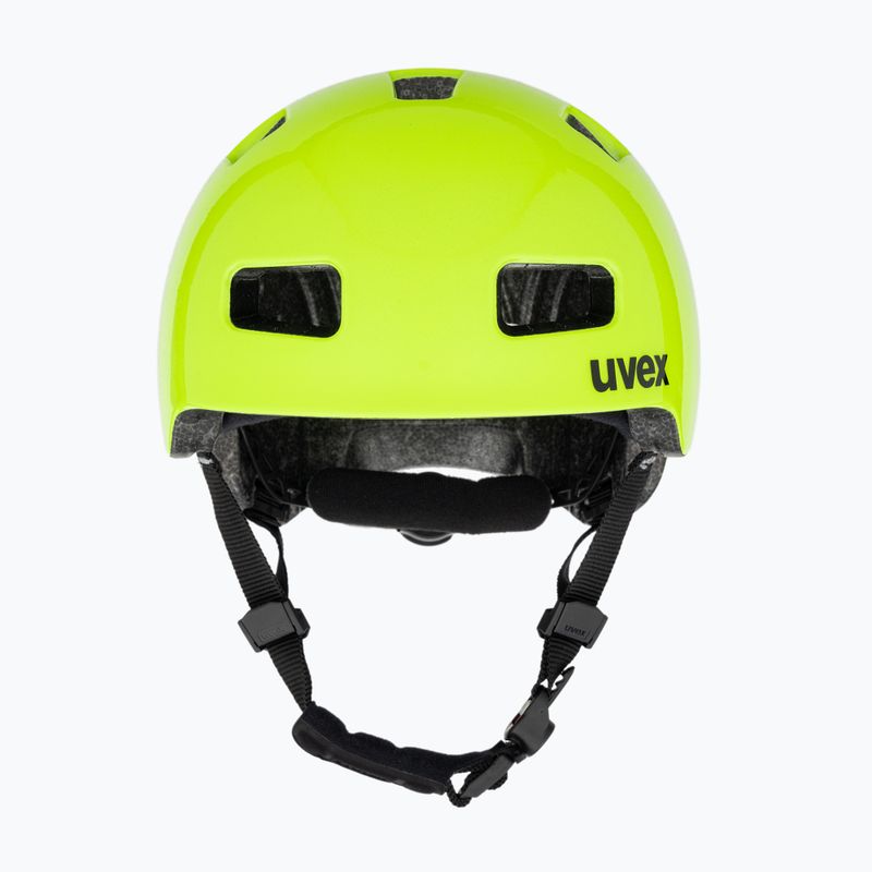 Kask rowerowy dziecięcy UVEX HLMT 4 Jr neon yellow 2