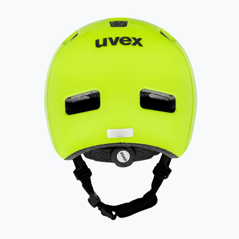 Kask rowerowy dziecięcy UVEX HLMT 4 Jr neon yellow 3
