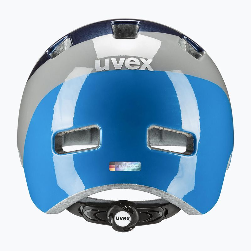 Kask rowerowy dziecięcy UVEX HLMT 4 Jr deep space/blue wave 8