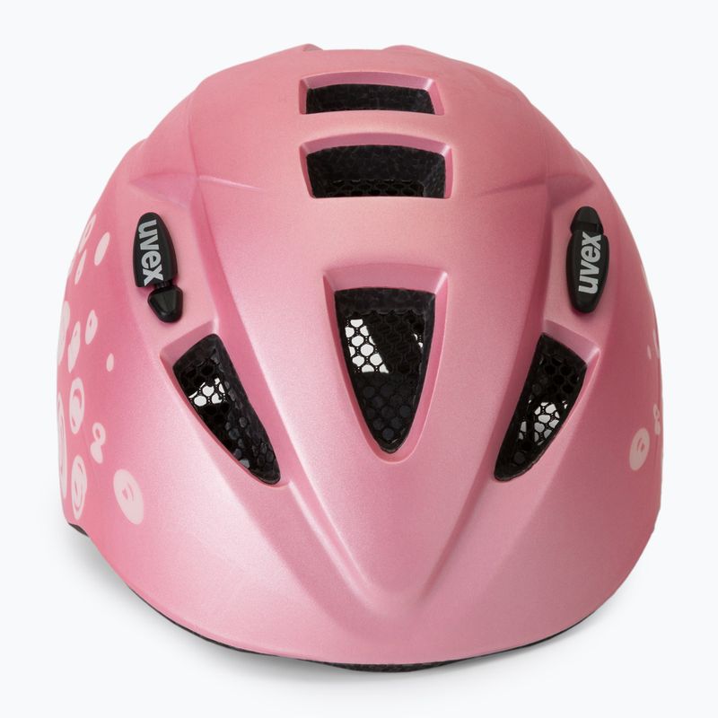 Kask rowerowy dziecięcy UVEX Kid 2 CC pink polka dots matt 2