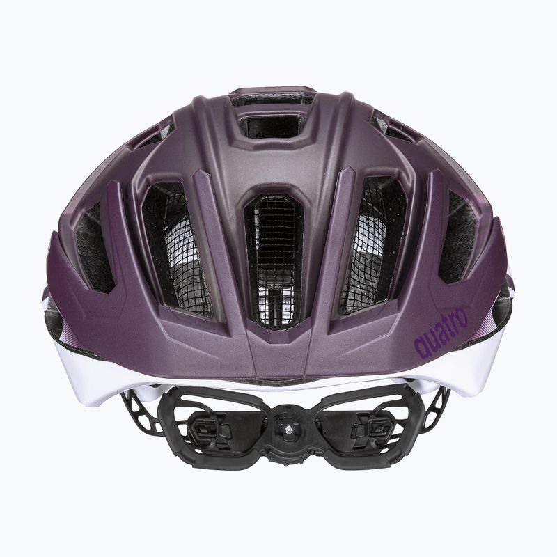 Kask rowerowy UVEX Quatro CC plum/white matt 2