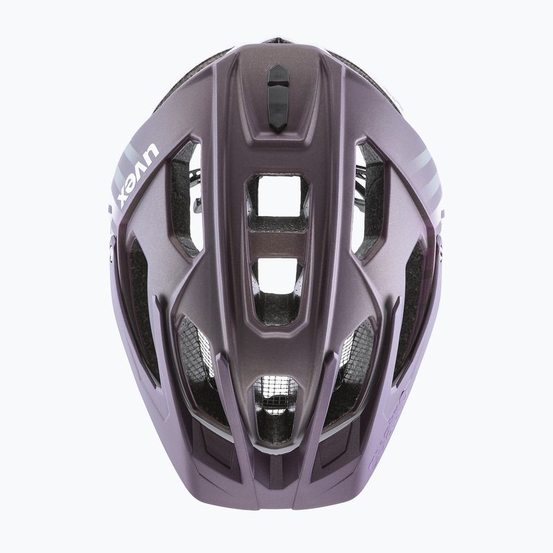 Kask rowerowy UVEX Quatro CC plum/white matt 4