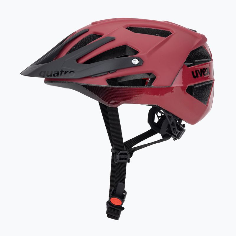 Kask rowerowy UVEX Quatro CC red/black matt 3