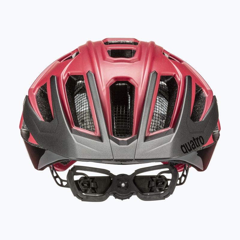 Kask rowerowy UVEX Quatro CC red/black matt 2