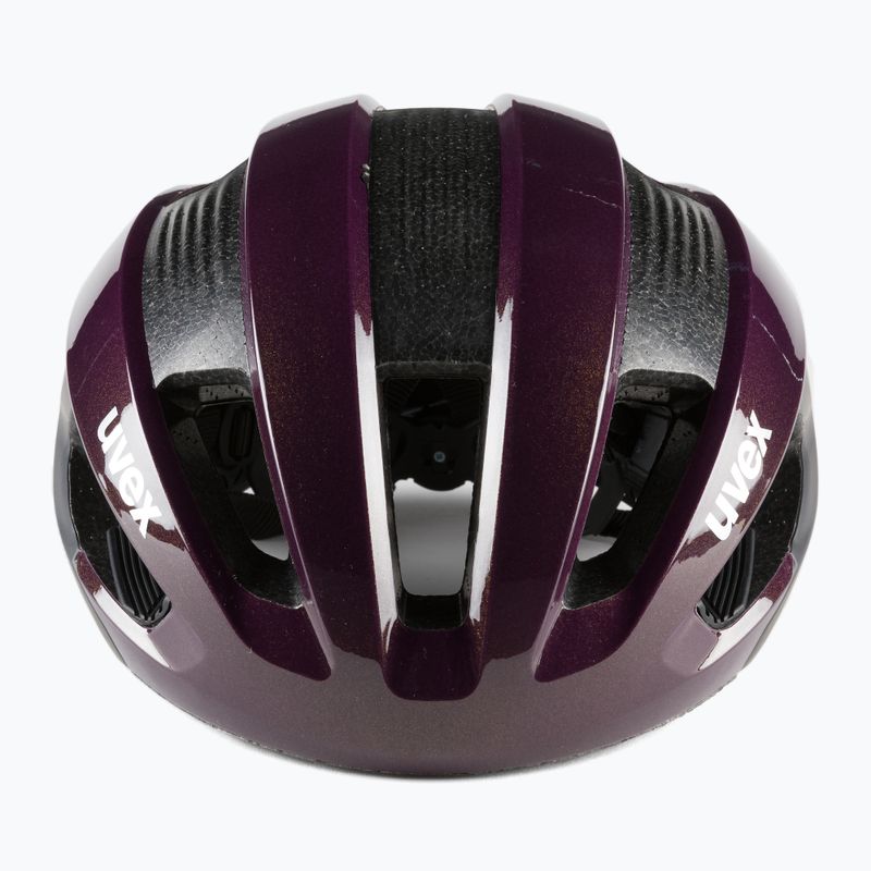 Kask rowerowy UVEX Rise CC plum/black matt 2