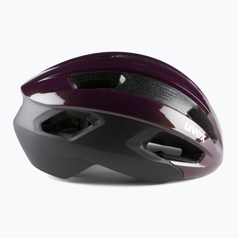 Kask rowerowy UVEX Rise CC plum/black matt 3