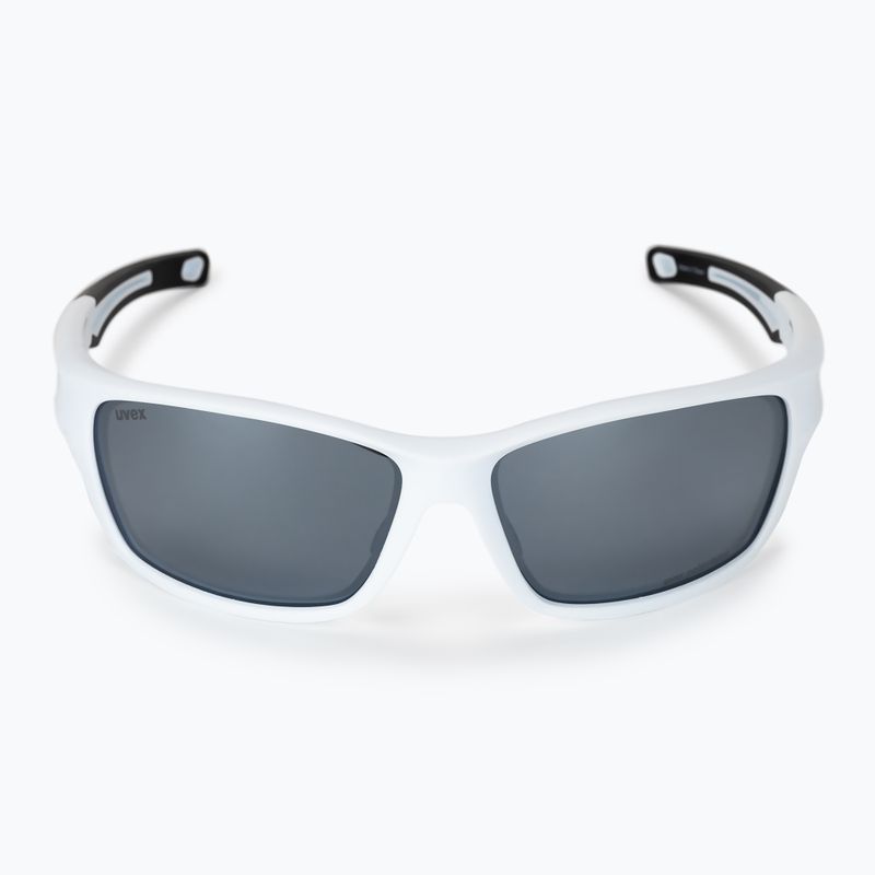 Okulary przeciwsłoneczne UVEX Sportstyle 232 P white matt/polavision mirror silver 3