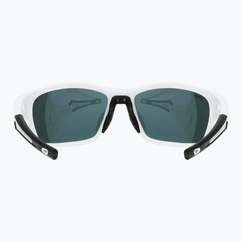 Okulary przeciwsłoneczne UVEX Sportstyle 232 P white matt/polavision mirror silver 8