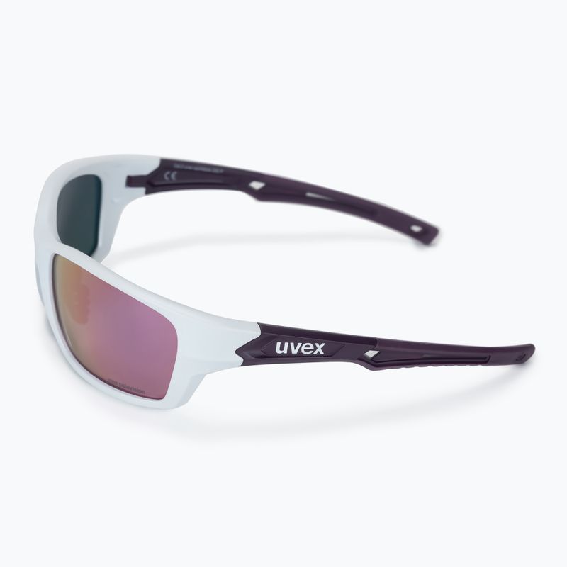 Okulary przeciwsłoneczne UVEX Sportstyle 232 P peacock prestige matt/polavision mirror pink 4