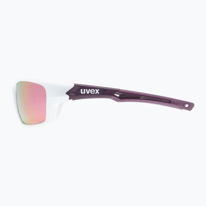 Okulary przeciwsłoneczne UVEX Sportstyle 232 P peacock prestige matt/polavision mirror pink 6