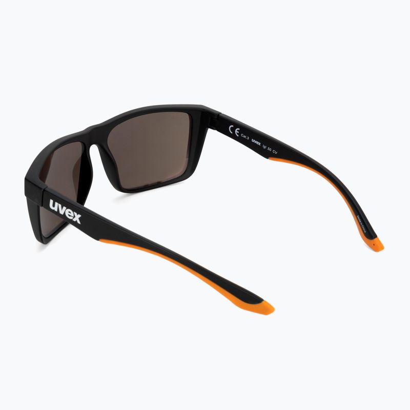 Okulary przeciwsłoneczne UVEX Lgl 50 CV black mat/mirror champagne 2