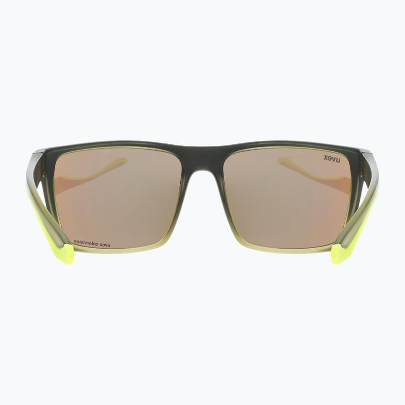 Okulary przeciwsłoneczne UVEX Lgl 50 CV olive mat/mirror green 9
