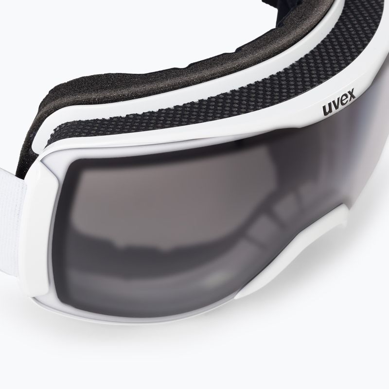 Gogle narciarskie UVEX Downhill 2100 VPX white/variomatic polavision 5