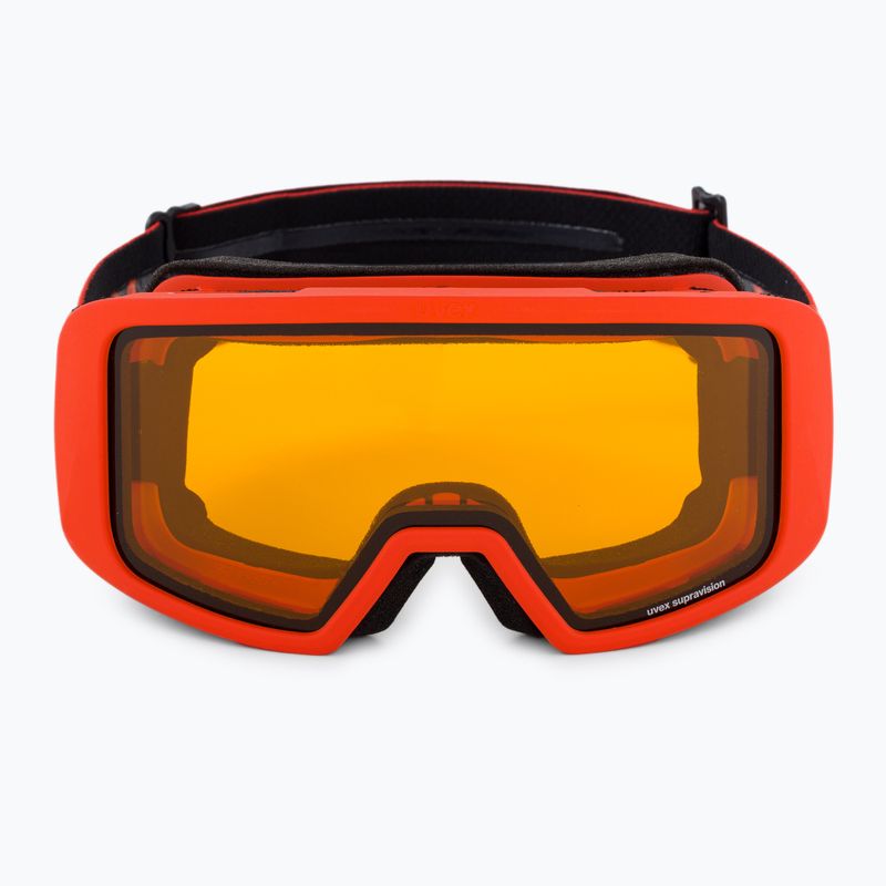 Gogle narciarskie UVEX Saga TO red matt/mirror red laser/gold lite/clear 2