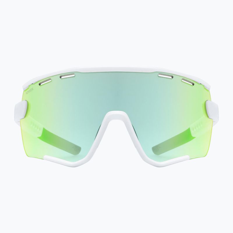 Okulary przeciwsłoneczne UVEX Sportstyle 236 Set white matt/mirror green 2