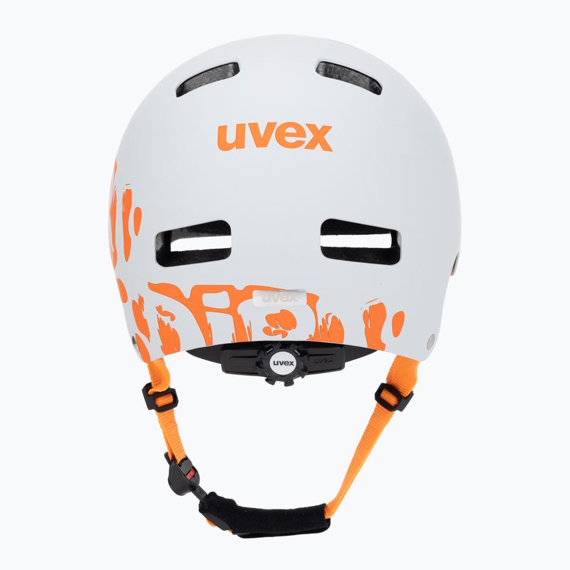 Kask dziecięcy UVEX Kid 3 CC dirtbike light grey/orange 4
