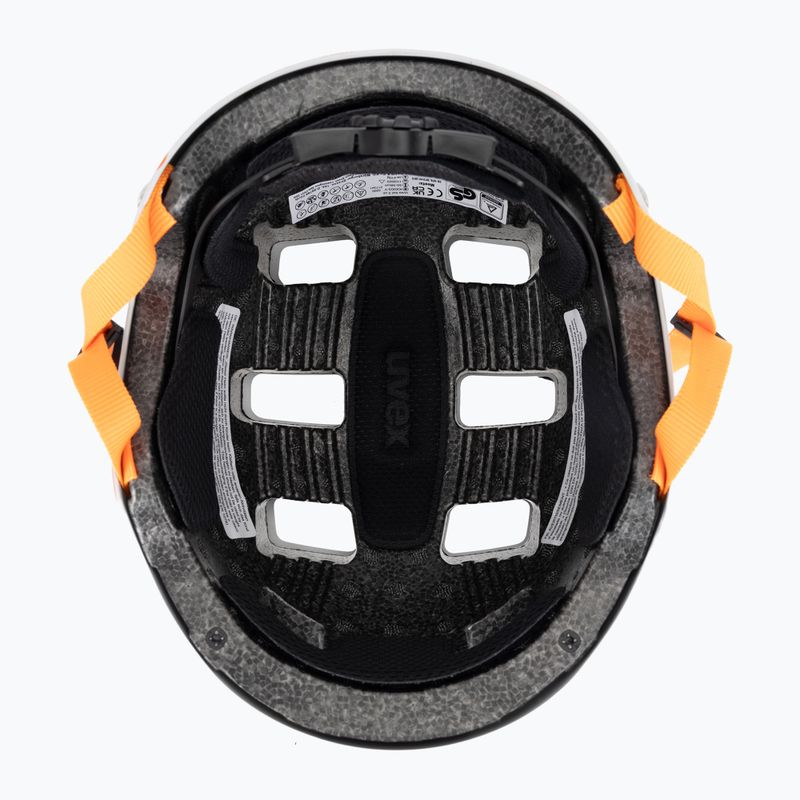 Kask dziecięcy UVEX Kid 3 CC dirtbike light grey/orange 5