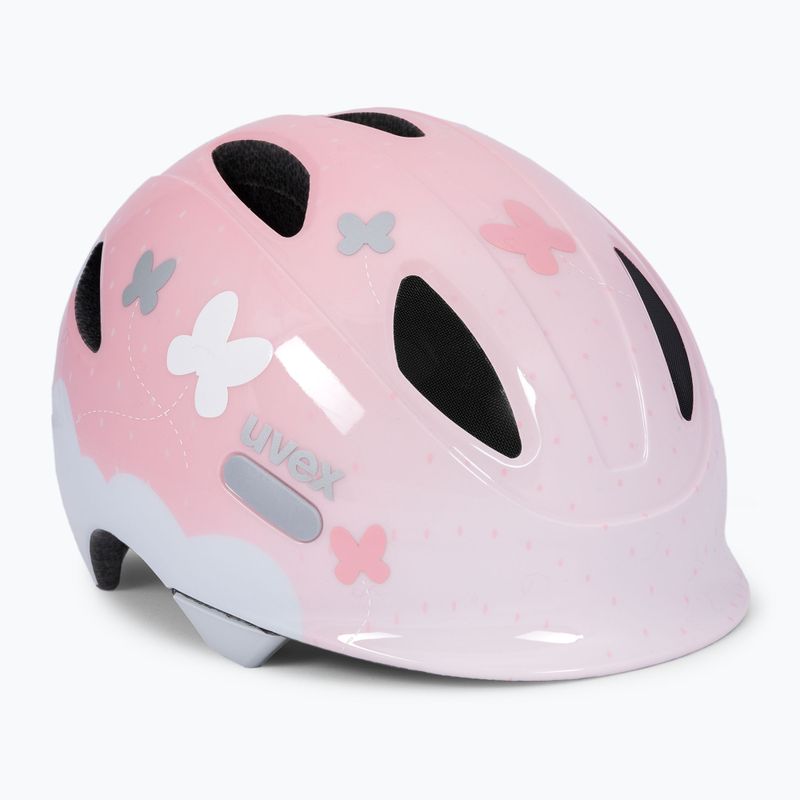 Kask rowerowy dziecięcy UVEX Oyo Style Jr butterfly pink