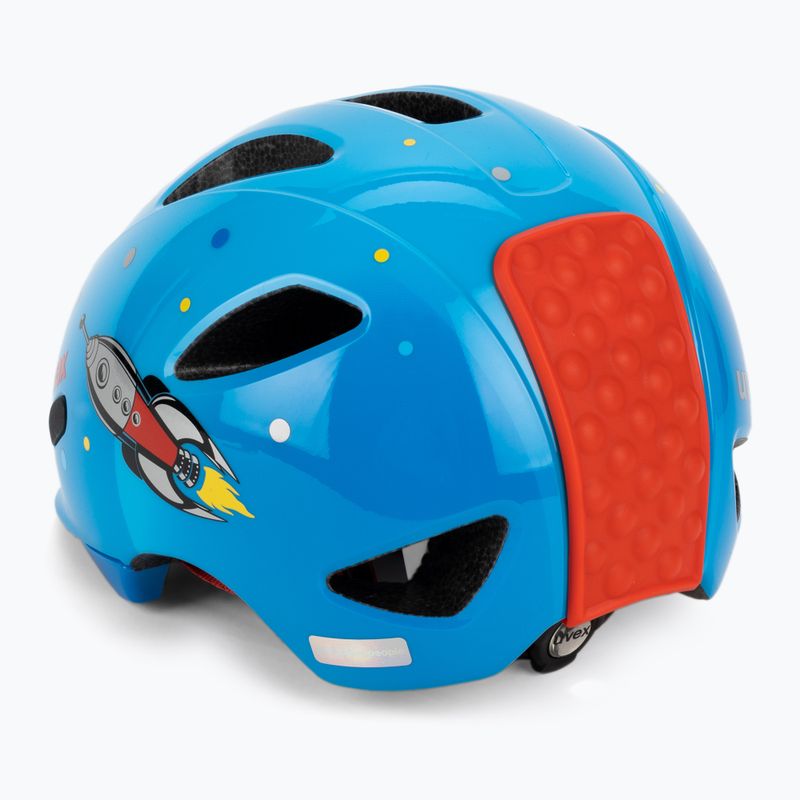 Kask rowerowy dziecięcy UVEX Oyo Style blue rocket 4