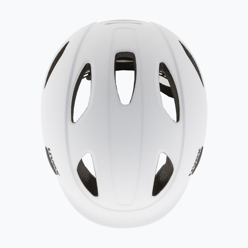 Kask rowerowy dziecięcy UVEX Oyo Jr white/black matt 4