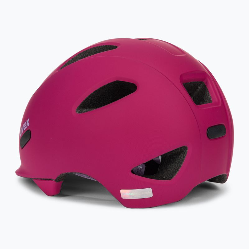 Kask rowerowy dziecięcy UVEX Oyo Jr berry purple matt 4